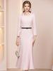 Zhi Li 2026 Spring Embroidered Mermaid Bodycon Dress