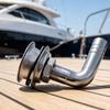 31BC Marine Stainless Steel Gas Vent Elbow for Boat Yacht Ventilation