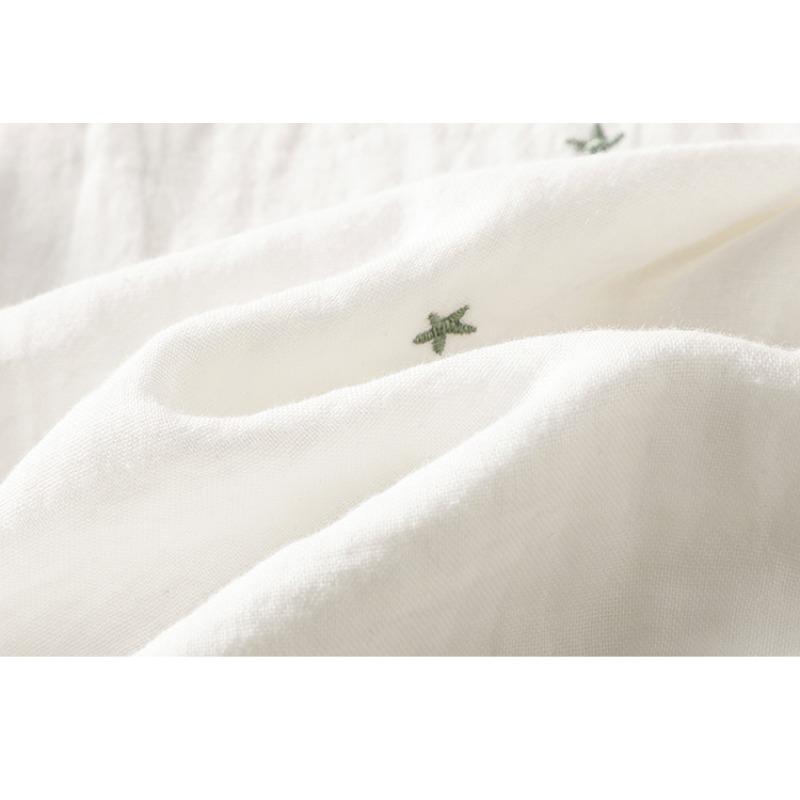 DIMANAF 2025 Plus Size Summer Cotton T-Shirt Women O-Neck Short Sleeve Loose Buttons Tops New Tees