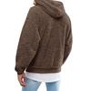 Solid Color Fashion Casual Men Drawstring Hooded Long Sleeve Pullover Hoodie