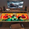 Squid Game Poster Color Mouse Pad Large Gaming Table Cushion Non-slip Laptop Tablet Big Mousepad XXL Mat Mini PC Playmat With Lock Edge