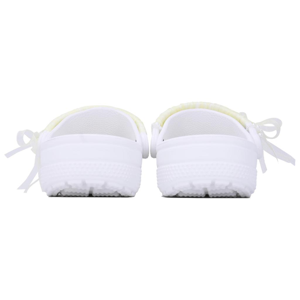 Crocs Classic Clog Romantic Feast SDS EVA Simple Small Fresh Casual and Comfortable Hole Shoes Unisex White