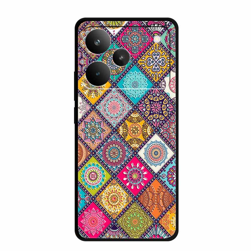 3D Hoesje Voor Realme P4 Pro 5G Telefoonhoesje P4Pro Coque Reliëf Bloemen Siliconen Zachte Achterkant Voor Realme P4 Pro Hoesje P 4 Pro