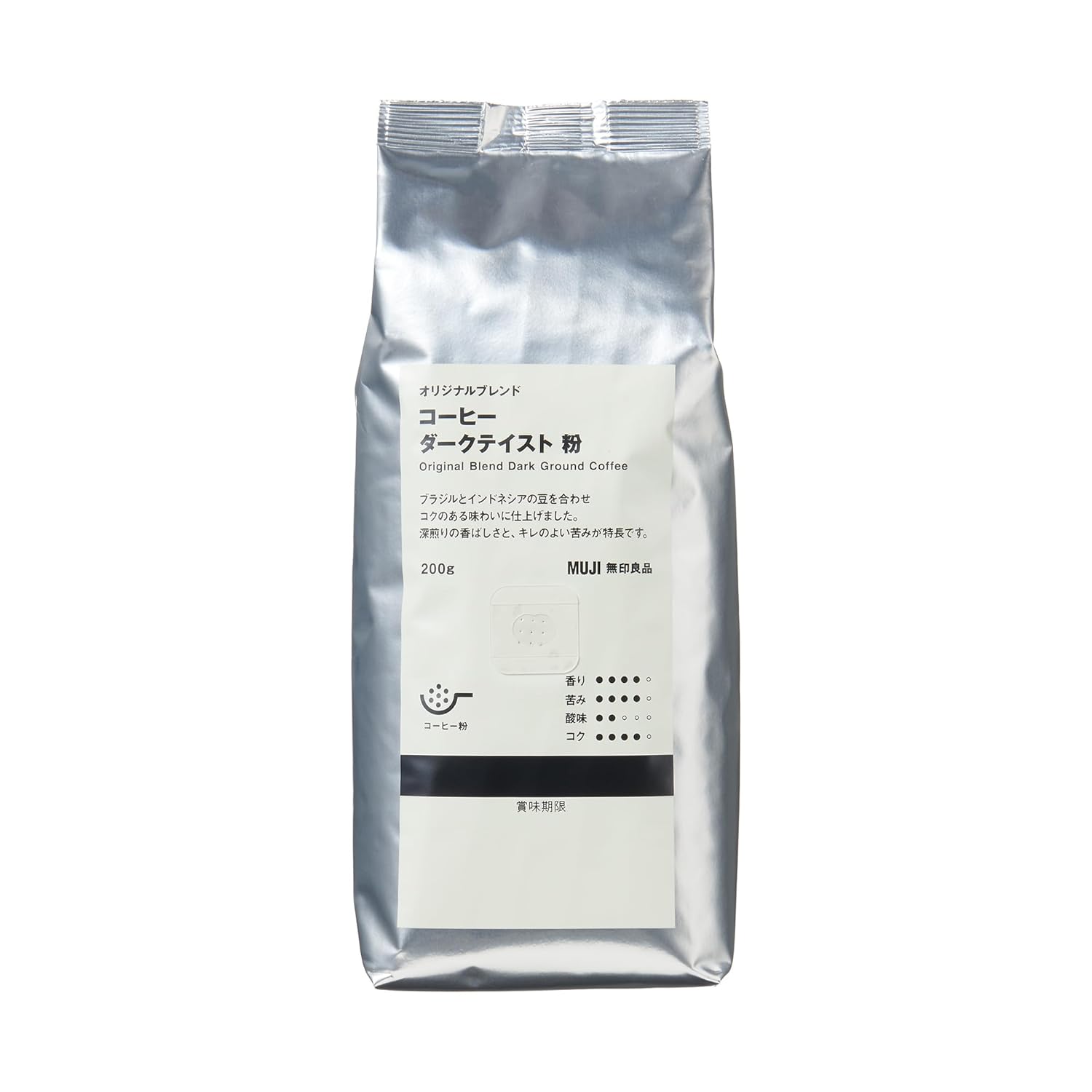 Кофе в порошке Muji Original Blend Темный вкус 200 г