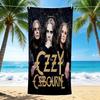 1Pc Ozzy Osbourne Dark Powerful Beach Towel, Quick Dry, Multi-Use for Beach Pool Gym Yoga Home Travel, Christmas, Halloween, Xmas Gift M92890