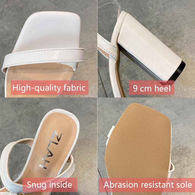 2022 Verano Mujer Nuevo Color Sólido Sandalias de Tacón Grueso Sandalias de  Tacón Alto de Mujer comprar a buen precio — entrega gratuita, reseñas  reales con fotos — Joom