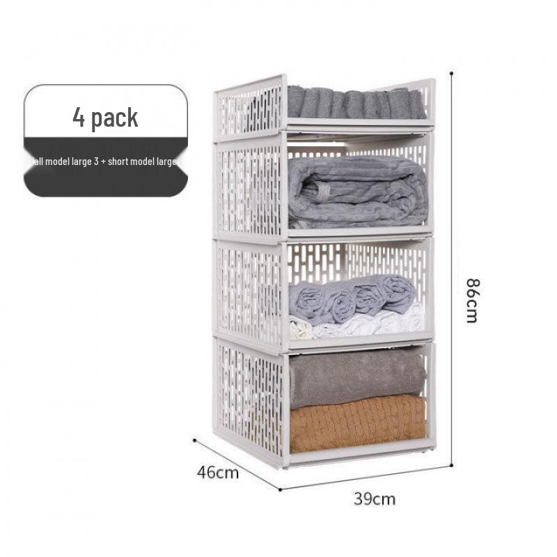 Pull-out Wardrobe and Desktop Storage Rack for Dormitory and Bedroom