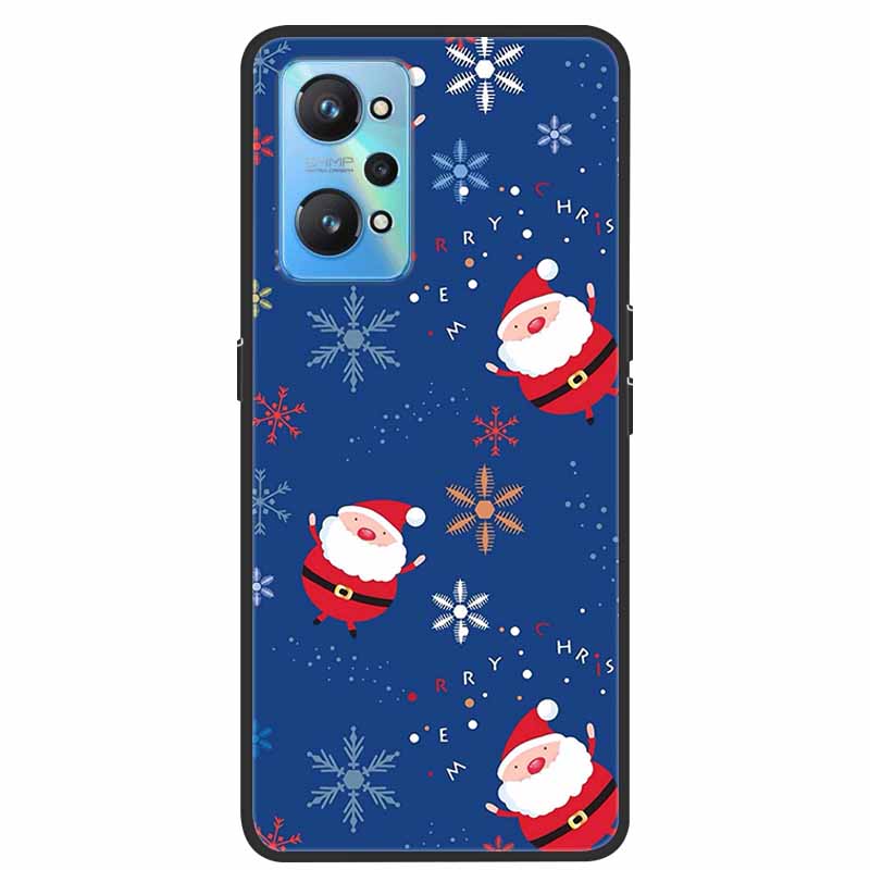 Christmas Cover For Realme GT Neo 2 2T 3 3T Cases Lovely Soft TPU Silicone Covers for Realme C21Y C25Y Q5 Pro Neo2 Neo3 Neo2T
