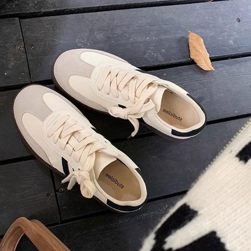 Leather Ultra-light Flat-soled Women's Little White Shoes Spring New Lightweight Soft-soled Versatile Sports and Leisure Shoes