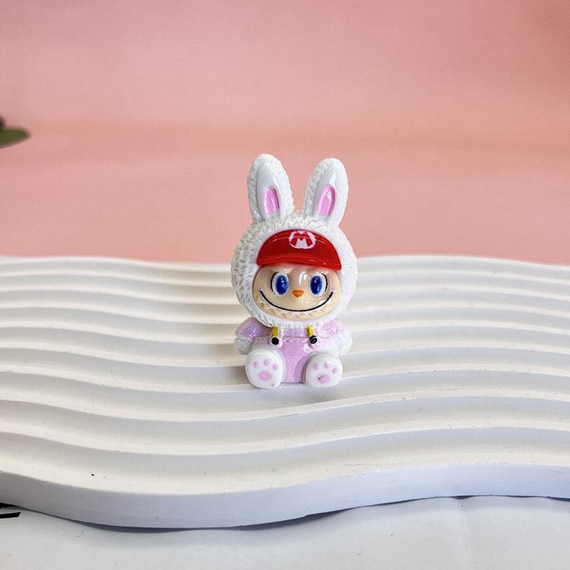 Flocking Doll Pendant Keychain DIY Decorative Ornament Jewelry Girlfriend Gift Bag Pendant