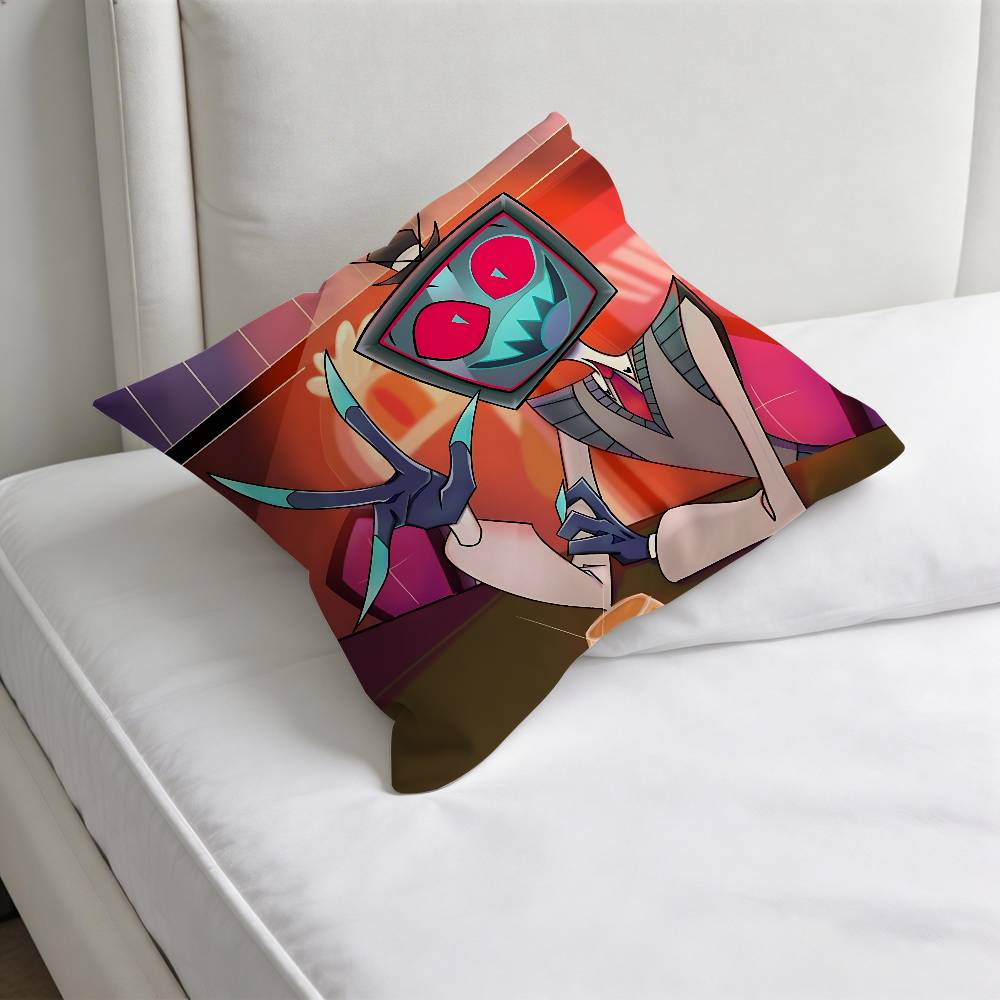 VVOX TTrust US HHazbin Fashion Square Pillow Case Durable Throw Pillow Cover for Sofa Couch Chair