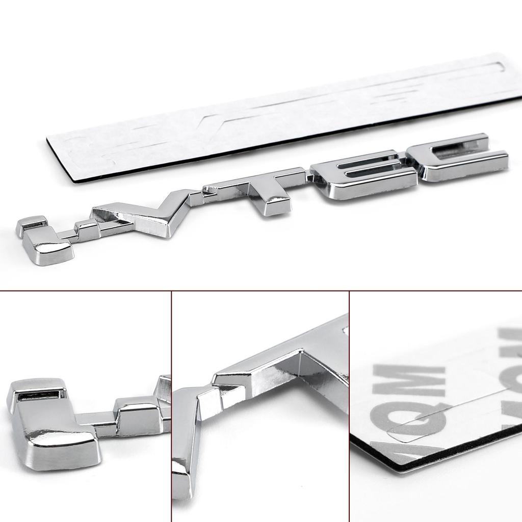 3D Metal i-VTEC Car Trunk Rear Turbo Fender Emblem Badge Decals Stickers Silver/Black/Red