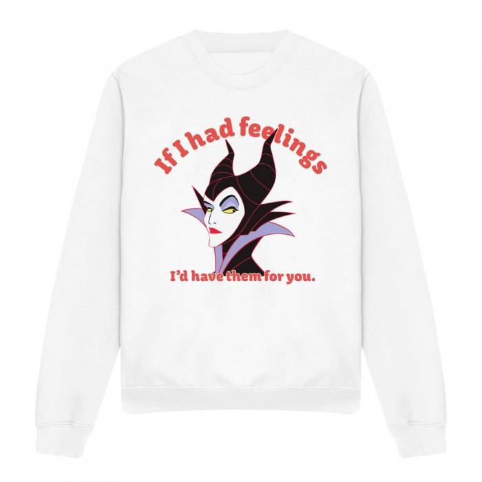 Disney Villains Unisex Adult If I Had Feelings Maleficent Sweatshirt