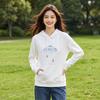 LUKKEN Letter Print Hooded Sweatshirt