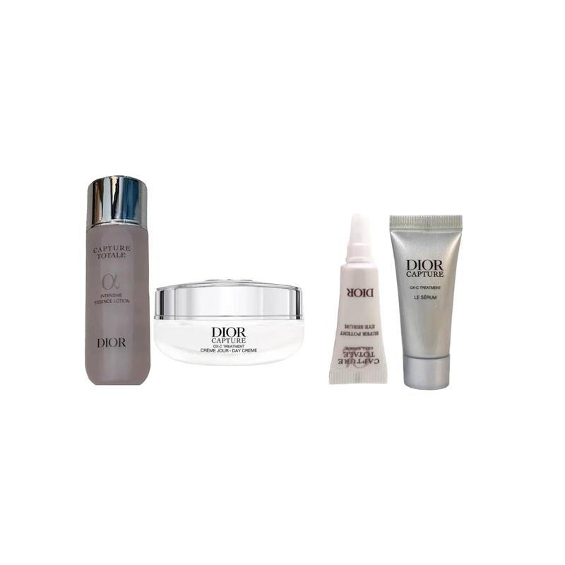DIOR skin-friendly, gentle and soothing skin care set, moisturizing, four-piece set белый