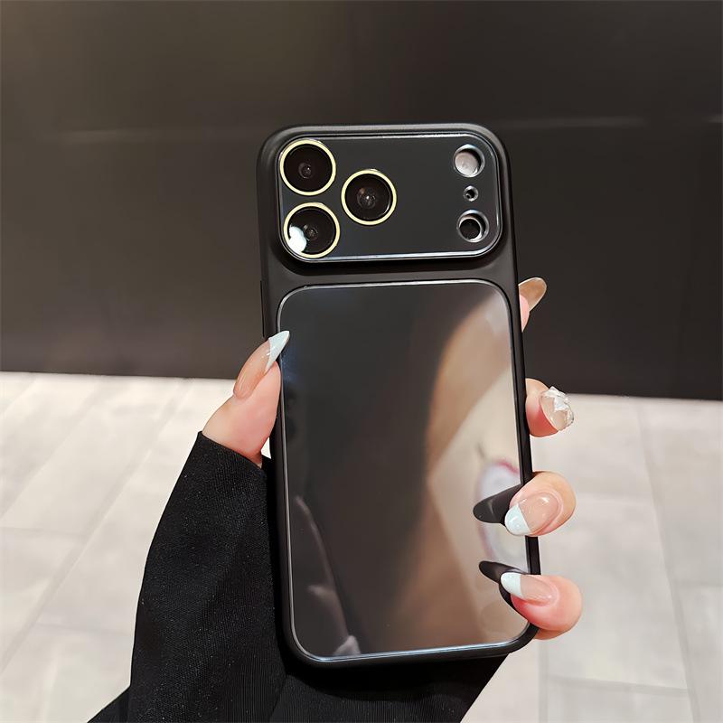 Fashionable Liquid Glass Case with Lens Film for Apple 17 Pro Max