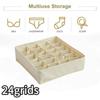 Socks Underwear Organizer Storage Box Washable Odorless Storage Box Drawer Organizer for Lingerie Bras Socks Leggings Organizers