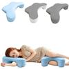 Memory Foam Side Sleeper Pillow for Adults Ergonomic Arm Support Pressure Relief Anti-Numbness Sleeping Cushion for Bed Use