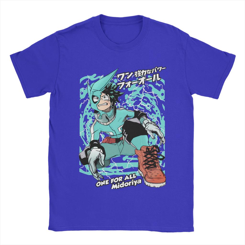 Freckled Boy My Hero Academia T Shirts Men 100 Cotton Novelty TShirt Crewneck Tee Shirt Short Sleeve Tops Classic