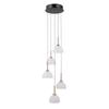 Lampa Wisząca Montiela Led Czarny Mat  Alu Italux Pnd-34374-5-Bk
