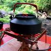 Folding Campfire Grill Stainless Steel Collapsible Camping Stove Grate Rack Net for Barbecue Picnic Camping Backpacking