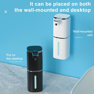 Automatic Soap Dispenser Touchless IPX5 Waterproof USB Rechargeable 4-Level Adjustable Volume 10-Second Continuous Flow Soap Dispenser