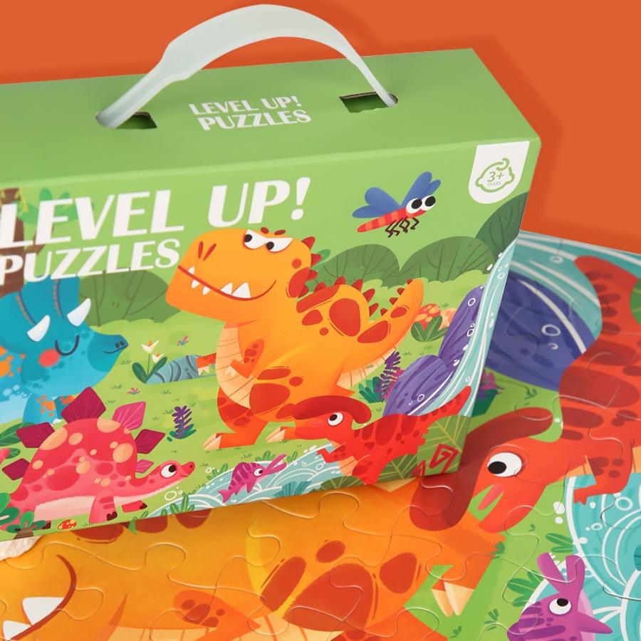 60-piece Paper Custom Montessori Kids Cartoon Puzzle Puzzle Creative Toy Puzzle Set for Kids Boys and Girls