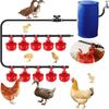 DIY Automatic Chicken Feeder Kit with Nipple Water Cup and PVC Tee Fittings