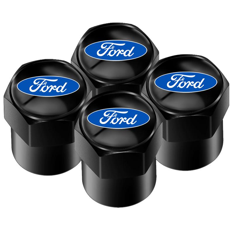 Adesivi per Auto 4pz Tappi Coprivalvole Pneumatici Auto per Ford focus Fiesta EcoSport ESCORT ranger fusion mondeo Mustang transit Accessori Auto