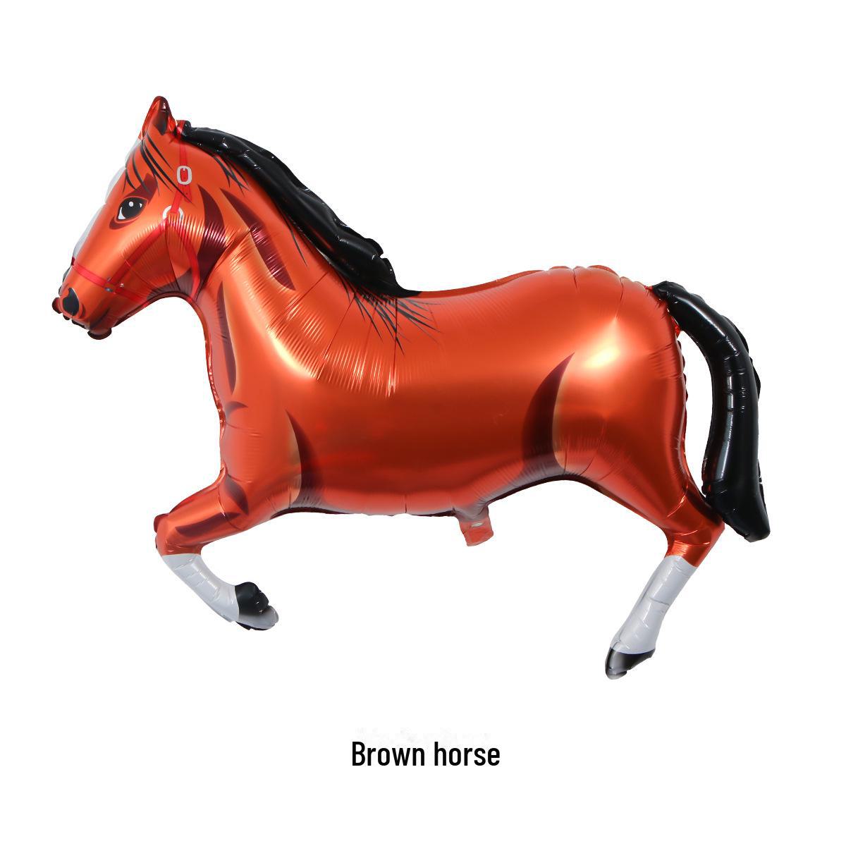

Украшение воздушными шарами в виде мультяшной лошади для детского дня рождения