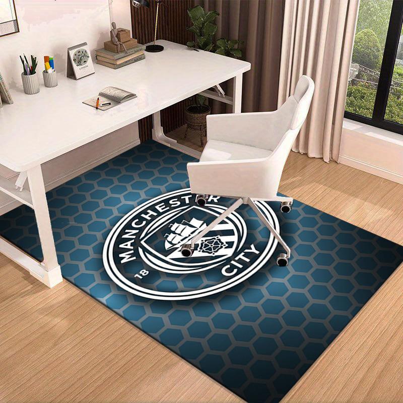 City Football Club Printed Area Rug for Office, Chair Rug, Decorative Carpet Floor Mat, Large Size Fan gifts Christmas gifts