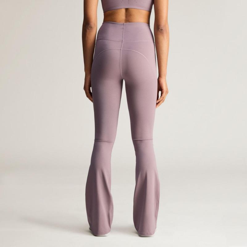 Adidas × Stella McCartney High-Waisted Soft Comfortable Fitted Flared Sports Trousers Women Bottoms KF9110