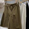Hoge Taille Retro A-lijn Corduroy Shorts - Dames Herfst & Winter Casual Wijde Pijp Bootcut Stijl.