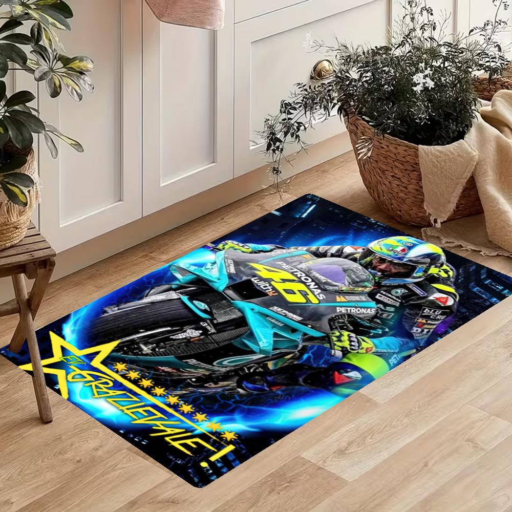 Doctor Valentino Rossi Kitchen Floor Mat Long Strip Mat Antislip Machine Washable Suitable For Bathrooms Laundries Home Decoration Carpets