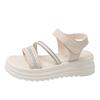Soft-soled Velcro Sports Sandals Women's Summer Cool Slippers with New 2025 Platform Skirt Outer Wear Season Pregnant Women