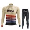 2026 Long-sleeved Cycling Suit Men's and Women's Overalls Road Bicycle Cycling Shirt Quick-drying and Breathable