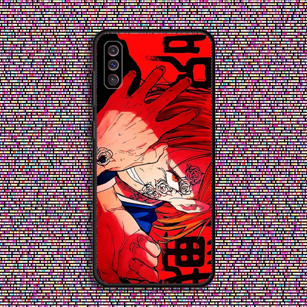 

Jujutsu Kaisen Nobara Kugisaki Phone Case For Samsung S 25,24,23,22,30,21,10,9,Ultra,Plus,Lite,FE,4,5 G Black Soft Case Samsung S24ULTRA