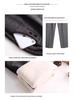 Fleece Pants for Middle-Aged & Elderly Women: Elastic Waist, High-Waisted, Straight-Leg, Loose Fit for Spring & Autumn Wear.