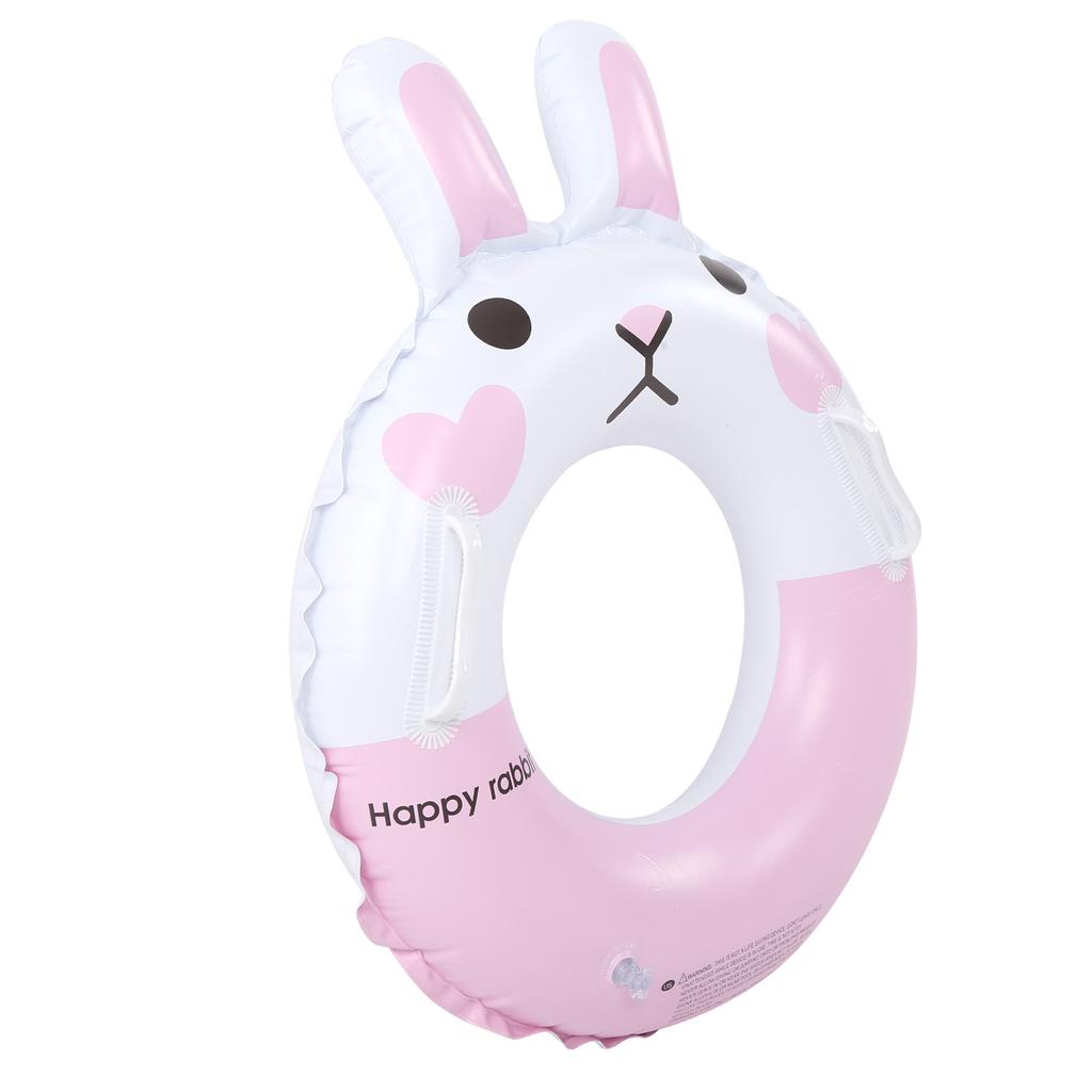 Kinder Aufblasbarer Schwimmreifen Ring PVC Pool Schwimmhilfe Schwimmringe mit Griff für Kinder