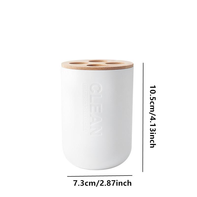 

Аксесуари для ванної кімнати Зубна щітка для миття Тримач для зубної пасти Коробка з дозатором рідкого мила Насос для миття пляшки Набір щіток для унітазу