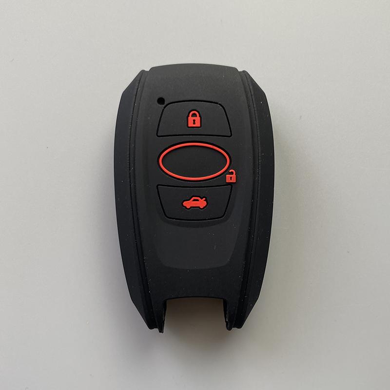 ZAD 3 Tasten Schlüssel Silikon Gummi Auto Schlüsselhülle Abdeckung Set für subaru Legacy impreza forester xv trezia BRZ wrx levorg outback
