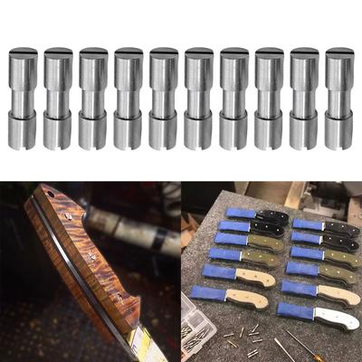 10Pc Stainless Steel Bracket Bolt Fastener Tactical Lock Rivets Knife Handle Corby Bolts Shank Fastener Countersunk Head