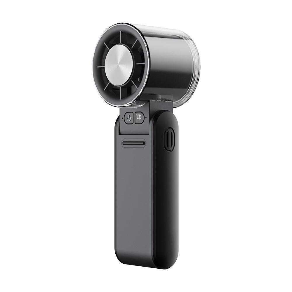 Portable High Speed Turbo Fan Foldable Mini Handheld 3600mAh Rechargeable 100 Wind Speeds Digital Display for Camping Hiking