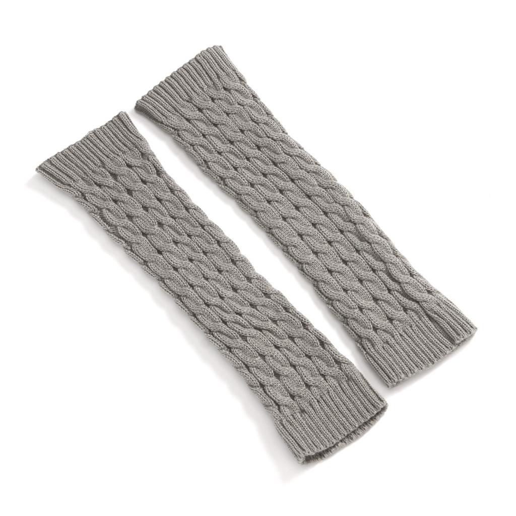 42cm Long Woolen Pile Sock Cover Autumn and Winter Women's Knitted Leg Protector Warm Foot Cover