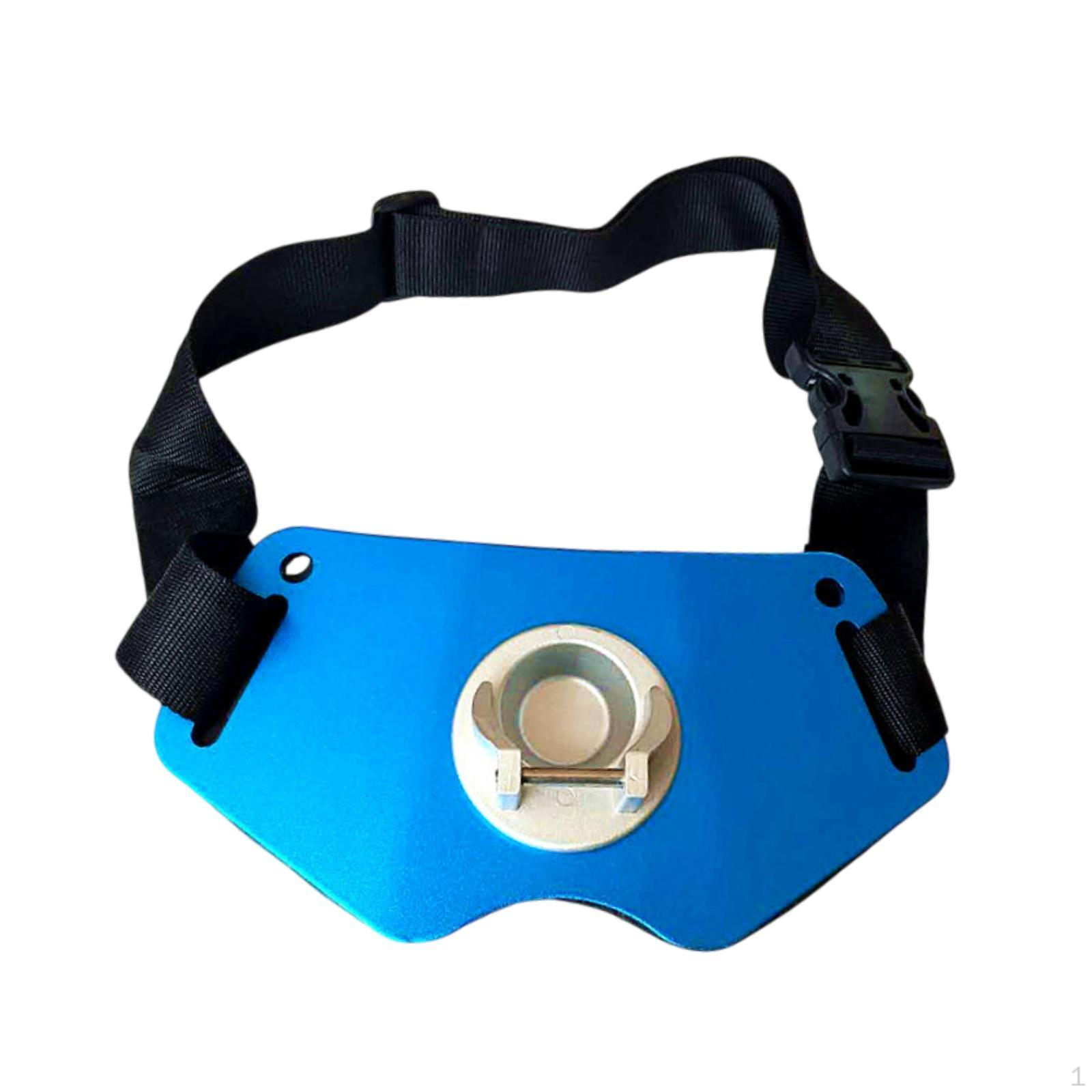 

Пояс для рыбалки, боевой, держатель для удилища, прочный алюминиевый сплав, регулируемый, портативный синий