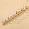 Magnetic Nail Holder Wooden Display Stand For False Nail Tips Gel Polish Showing Shelf Palettes Manicure Practice Tools Supply