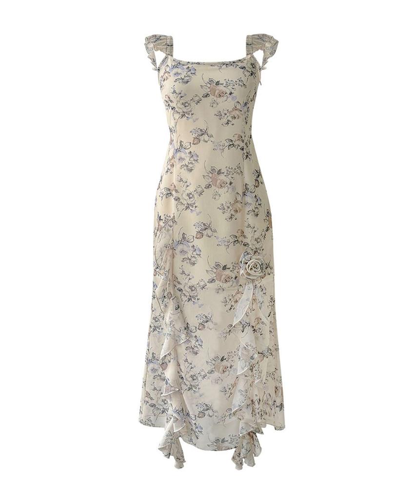 LOULOUSEOUL Mermaid Of The City Dress (Cream)