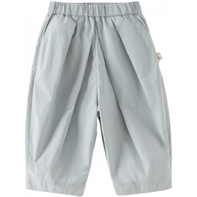 DAVE&BELLA Kids' Summer Cropped Casual Pants