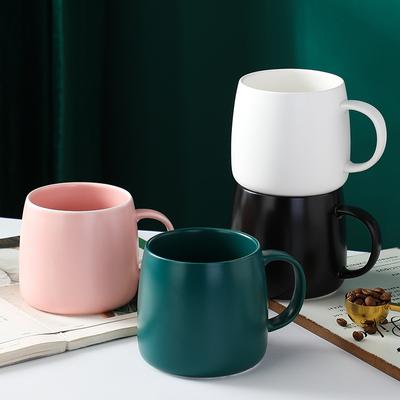 Ceramic Coffee Mug Creative Nordic Handmade Cup Ring Handle Milk Breakfast Cups Office Home Teacup Porcelain Mugs Drinkware Gift