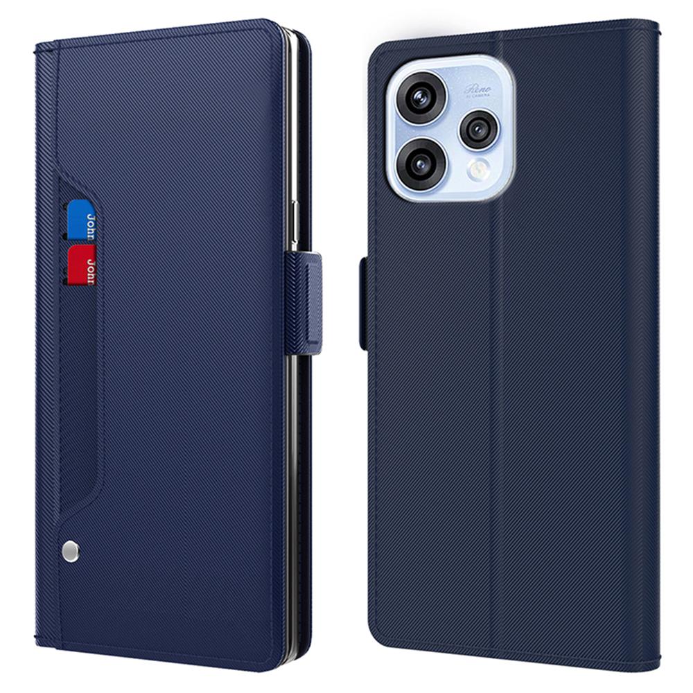 Phone Case For Oppo Reno15 5G (Global)  / Reno15c 5G (China) PU+TPU Magnetic Flip Phone Cover with Stand